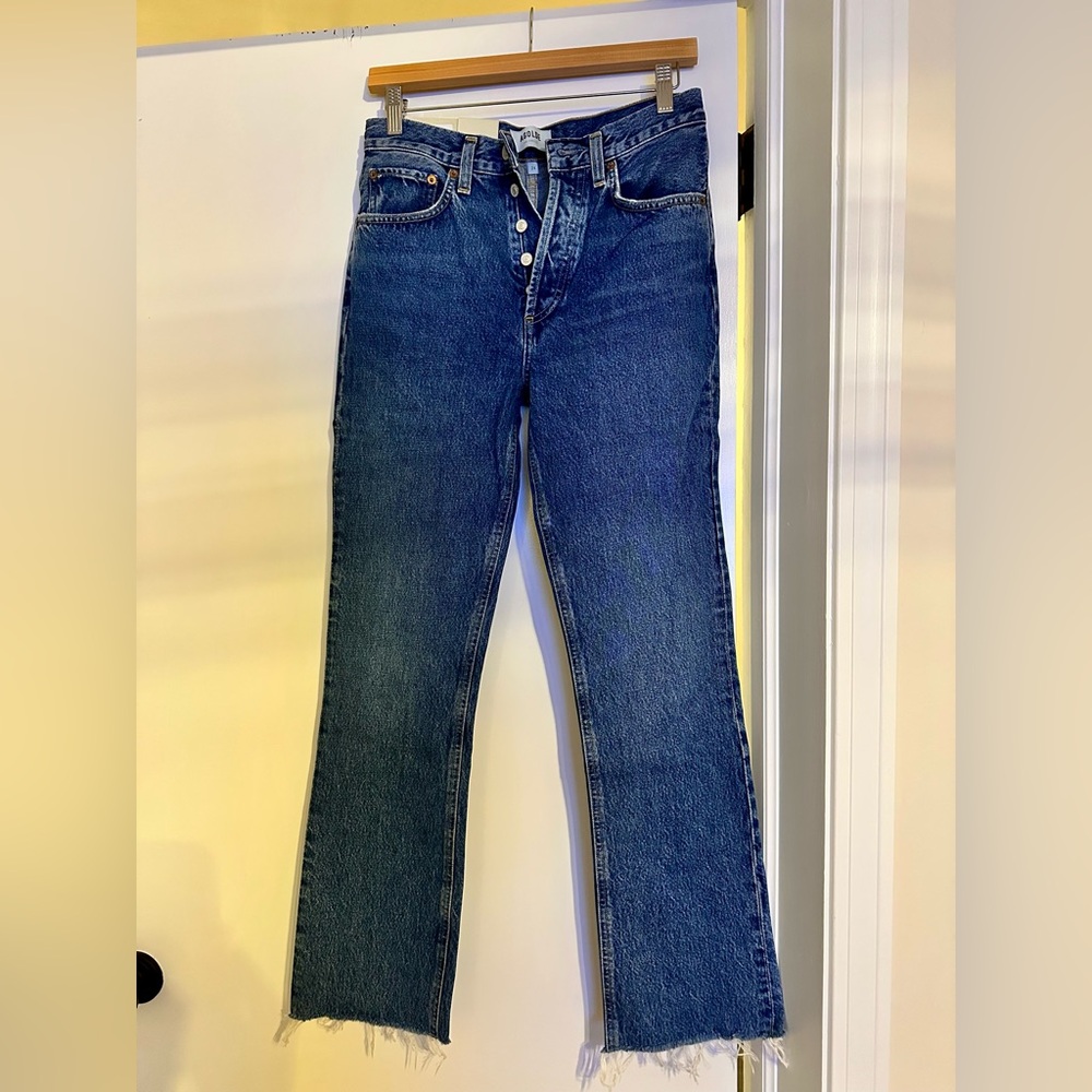 Agolde Women's Boot Cut Jeans in Blue